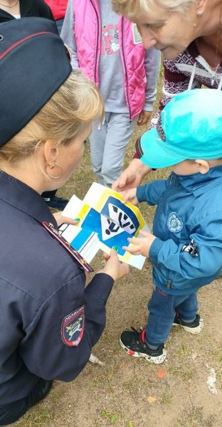 Дорожные полицейские Лихославльского муниципального округа навестили дошколят